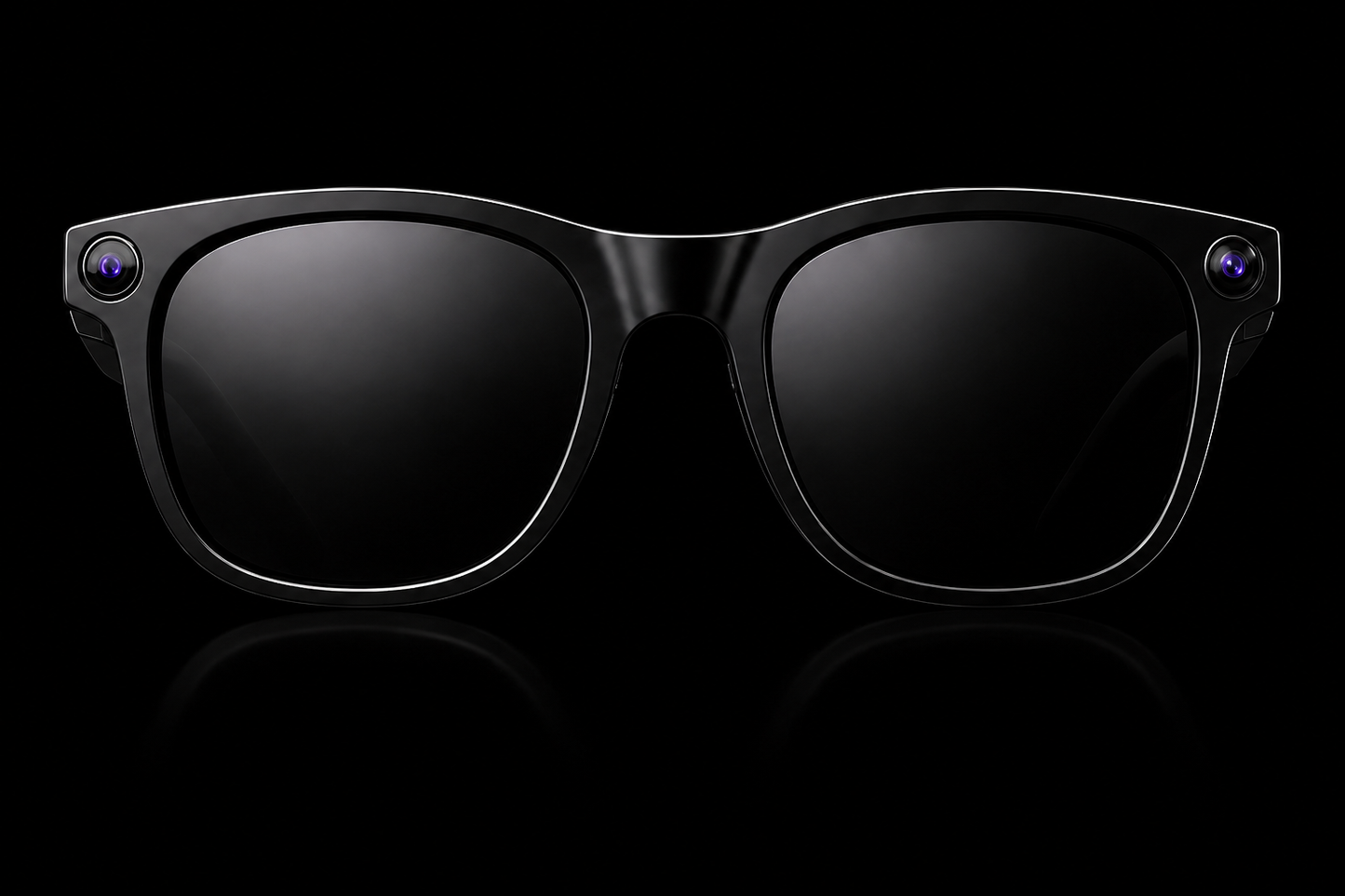 4K Smart Glasses with HD Camera, Bluetooth Calling, AI Voice Control, WiFi & Interchangeable Lenses