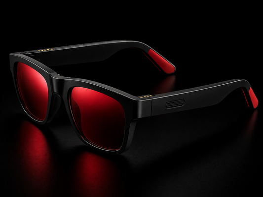 AI Photochromic Smart Glasses Bluetooth Audio, Voice Assistant & Real-Time Translation