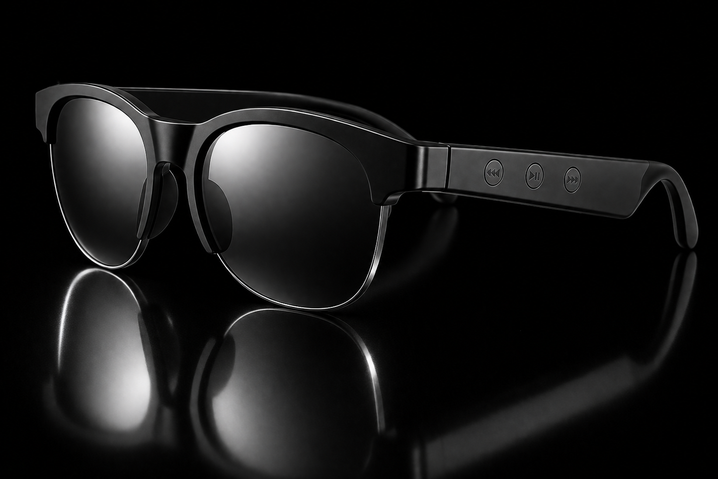 Smart wireless Bluetooth headset sunglasses glasses outdoor sun protection UV sports sunglasses earphones men and women