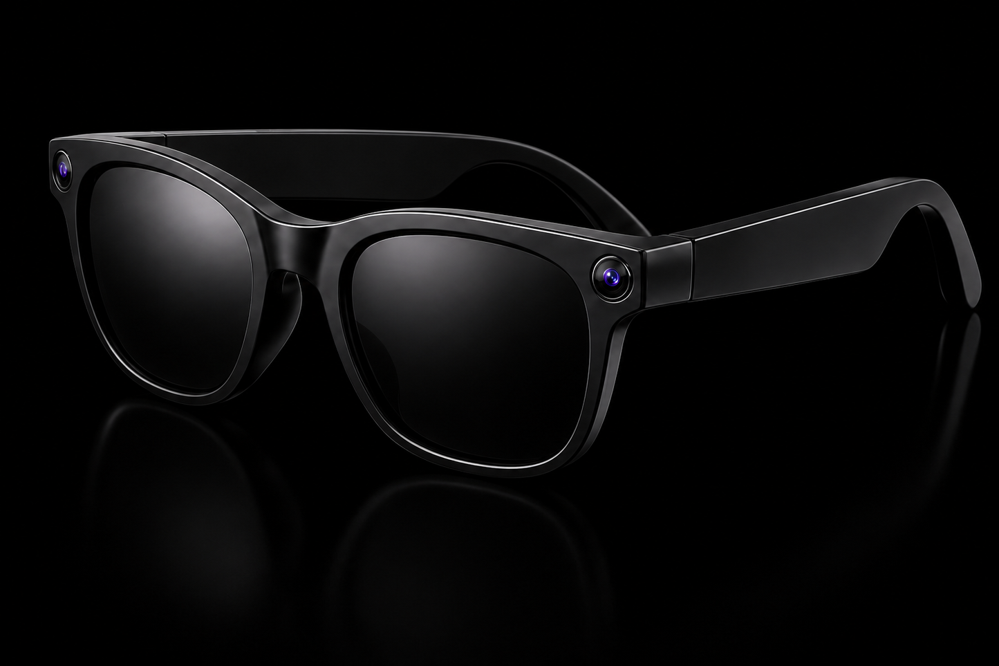 4K Smart Glasses with HD Camera, Bluetooth Calling, AI Voice Control, WiFi & Interchangeable Lenses